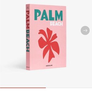 Assouline Palm Beach Coffee Table Book with Pink and Red Cover